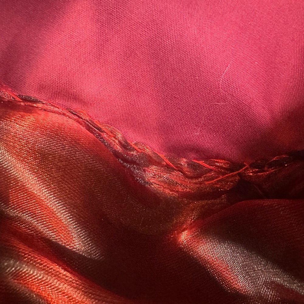 Vintage Burgundy Satin Turban Hat Rose Detail Statement Church Derby - Picture 9 of 13